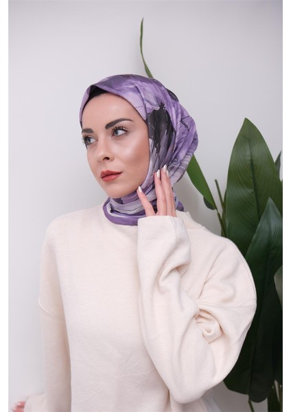 Renkli Karma Desen Dijital Soft Eşarp modelleri