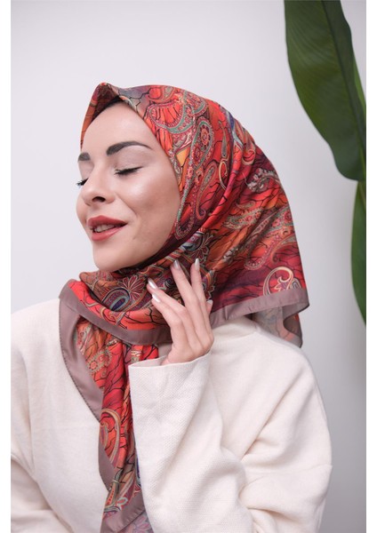 Renkli Karma Desen Dijital Soft Eşarp modelleri