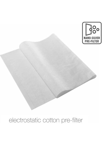 Fresh Air Filter 10 Adet Nano Gümüş Iyonlu Elektrostatik Toz Tutucu Ön Filtre Xiaomi Smart Purifier 4 Compact ile Uyumlu indirimleri