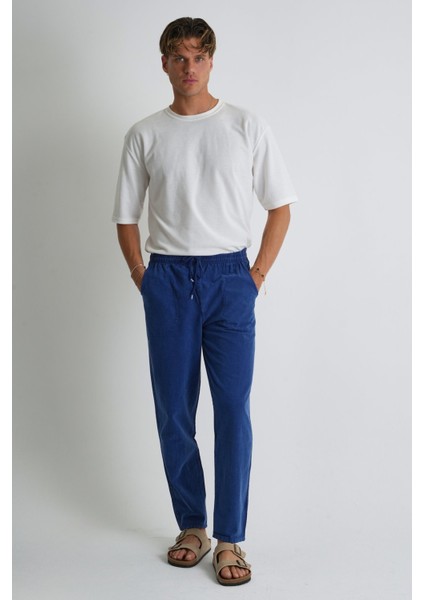 Erkek Büyük Beden %100 Pamuk Keten Görünümlü Pantolon E206-3 fiyatları