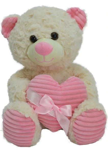 62915 35 cm Kalbi Kurdeleli Peluş Ayı -Hly modelleri