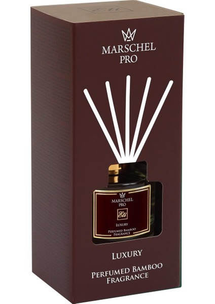 Marshel Pro Luxury Çubuklu Koku Cam Şişe 165 ml