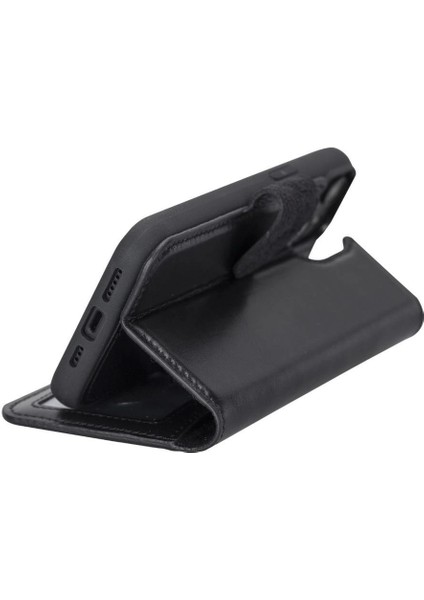 Apple iPhone 14 Uyumlu Deri Cüzdanlı Kılıf Mwwn Rst1 Siyah fiyatları