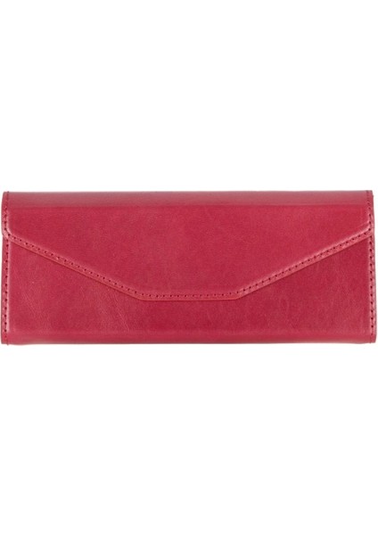 Smart Glass Deri Gözlük Kılıfı V4 Kırmızı fırsatları