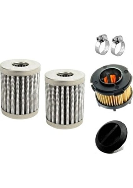 LPG Filtre Bakım Seti 2'li Yeni Tip Uyumlu Tüm Araçlar İçin Gaz Kesici Filtre modelleri