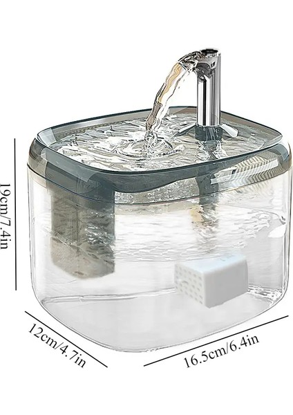 Akıllı 3 Renkli Su Dispanseri 1.5l USB Köpek Kedi Için Sessiz Otomatik (Yurt Dışından) modelleri