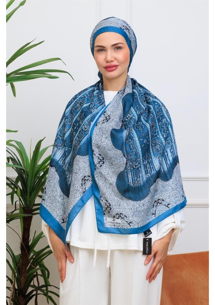 Zarif Paisley Desenli Dijital Soft Şal