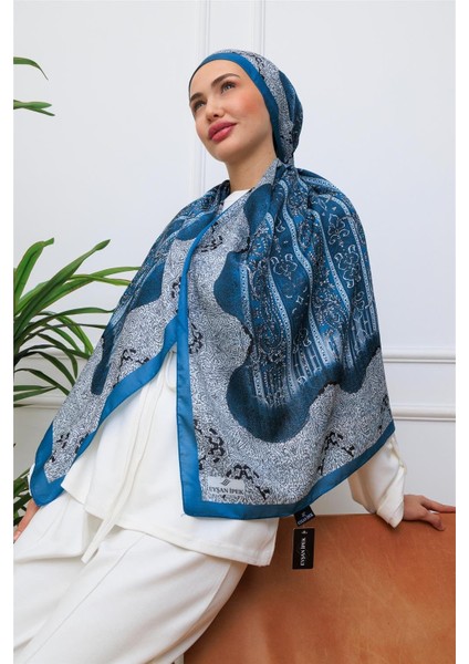 Zarif Paisley Desenli Dijital Soft Şal fırsatları
