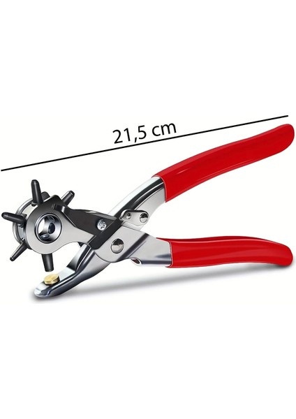 6 Farklı Uçlu Kemer Delme Pensesi Deri Kemer ve Kumaş Için Ayarlanabilir Delik Açıcı El Aleti modelleri