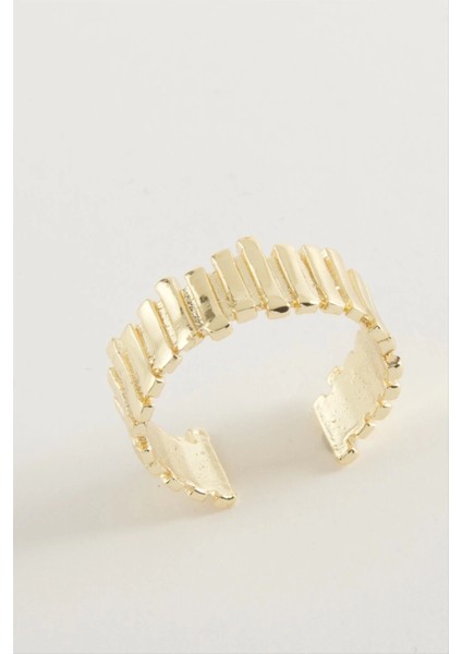 Çizgili Metal Yüzük