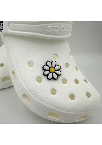 Terlik Süsü ve Aksesuarı , Çanta Süsü – Jibbitz 3D Renkli Papatya Logo Aksesuar fiyatları