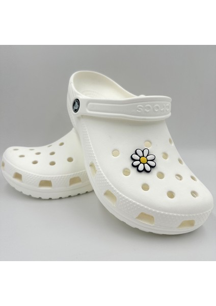 Terlik Süsü ve Aksesuarı , Çanta Süsü – Jibbitz 3D Renkli Papatya Logo Aksesuar modelleri