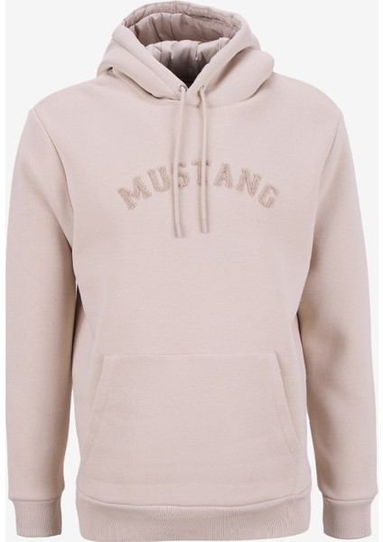 Kapüşon Yaka Bej Erkek Sweatshırt M5WM-SWT1506