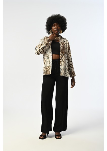 Kadın Leopar Desen Gömlek fırsatları
