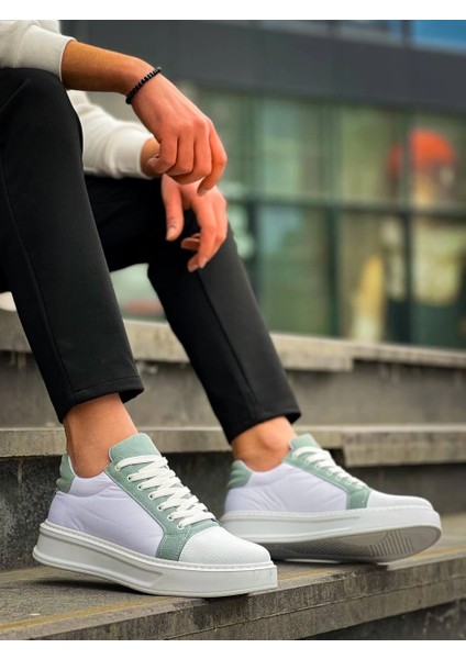 KB-X46 Kuback Beyaz Bebe Mavi Yüksek Beyaz Taban Günlük Spor Ayakkabı