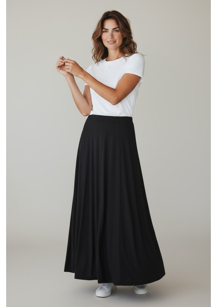 Kadın Beli Lastikli Kalın Kışlık Balık Etek modelleri