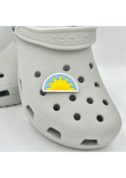 Terlik Süsü ve Aksesuarı , Çanta Süsü – Jibbitz Yarım Güneş Figür Aksesuar fiyatları