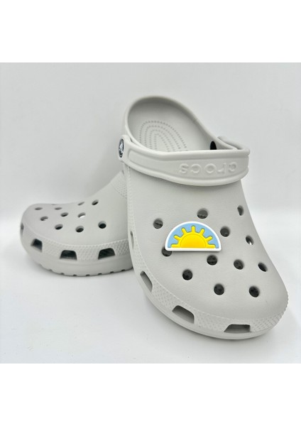 Terlik Süsü ve Aksesuarı , Çanta Süsü – Jibbitz Yarım Güneş Figür Aksesuar modelleri