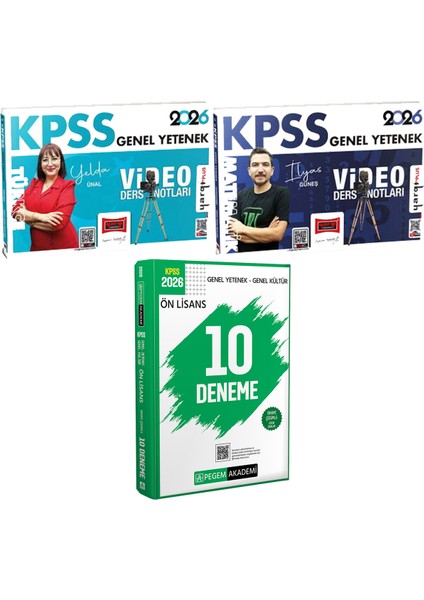2026 Kpss Türkçe Matematik Video Ders Notları - 2026 Kpss Ön Lisans Çözümlü 10 Deneme