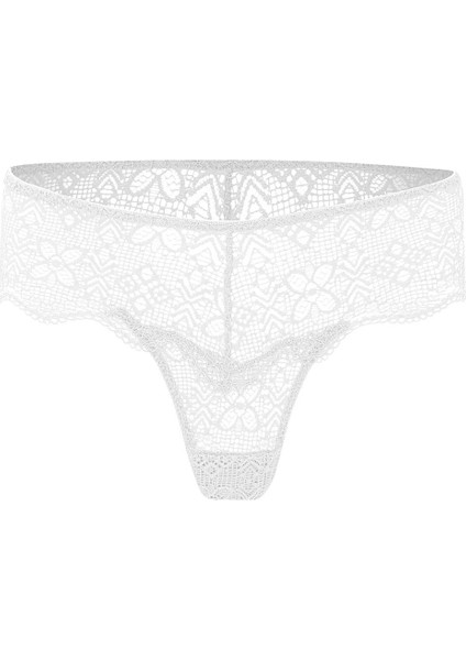 Anna 2735 Dantelli Dekolte Dolgulu Push-Up Sütyen ve Külot Takımı- Ekru