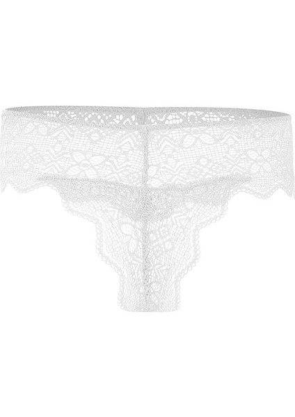 Anna 2735 Dantelli Dekolte Dolgulu Push-Up Sütyen ve Külot Takımı- Ekru