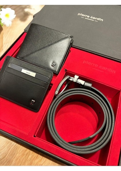 Erkek Hediyelik & Çeyizlik Deri Spor Kartlık Cüzdan Kemer 3'lü Set L1.PC.004.12.C20 fırsatları