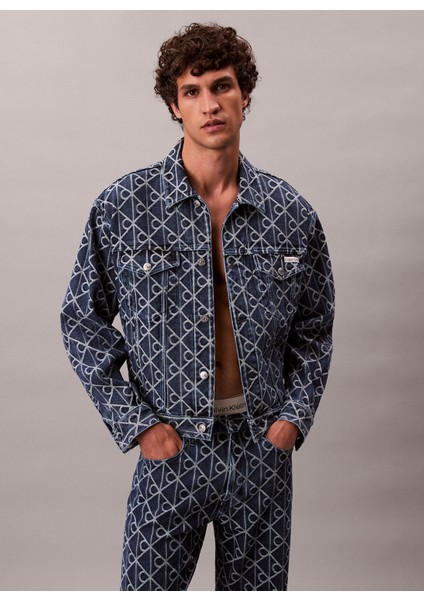 Indigo Erkek Denim Ceket LV04RD767G0RM 90S Indıgo Emblem Jac fiyatları