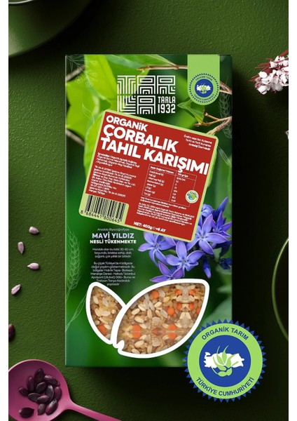 Organik Çorbalık Tahıl Karışımı | Katkısız & Doğal | 400 G