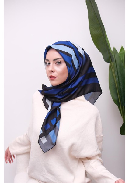 Renkli Karma Desen Dijital Soft Eşarp