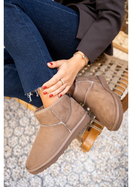 Toxy Vizon Süet Kürklü Bot modelleri