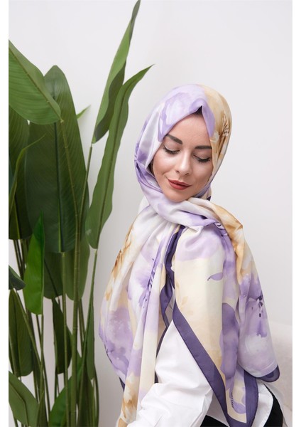 Art Bloom Suluboya Desenli Dijital Soft Şal fiyatları