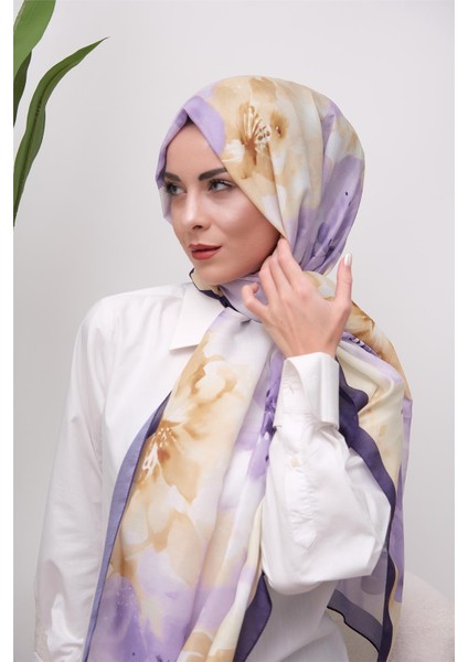 Art Bloom Suluboya Desenli Dijital Soft Şal fırsatları