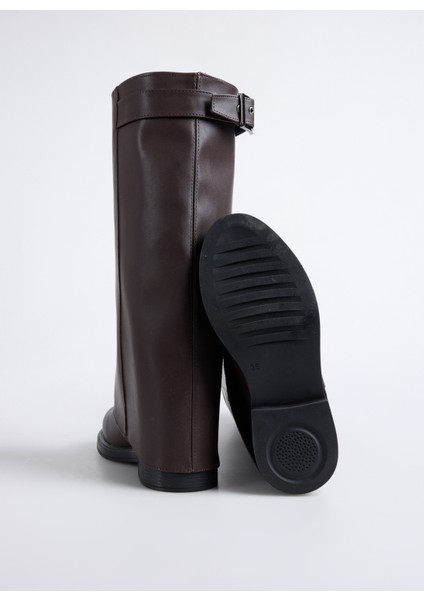 Kahve Kadın Çizme Fallon-Chen fırsatları