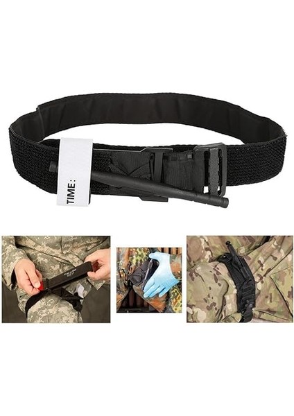 Savaş Tourniquet Rapid One El Kullanım Spinning Askeri Tourniquet En Yüksek Kalite Dayanması Için Mükemmel Askeri, Yürüyüş & Acil Durum Kits Siyah fırsatları