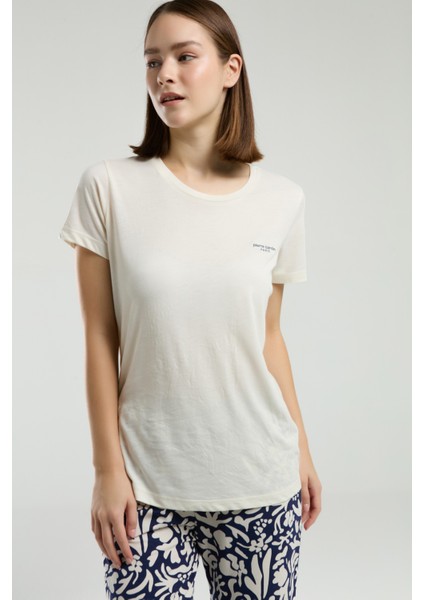 Kadın Süprem Kumaş Kısa Kollu Pijama Takımı fırsatları