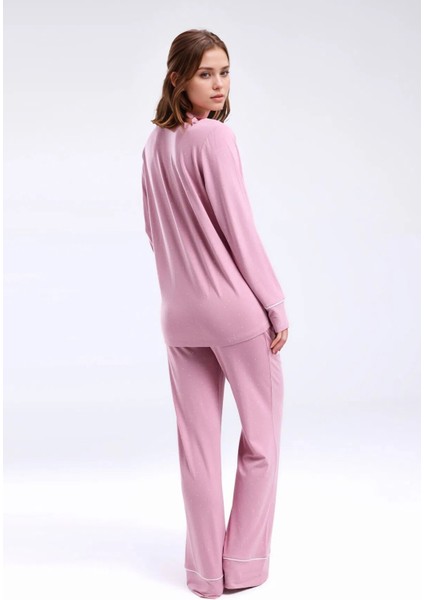 Kadın Giyim Viskon Kutulu & Lisanslı Gömlek Pijama Takımı L1.PC.8986.001 fırsatları