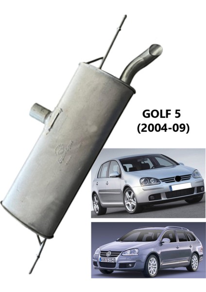 Volkswagen Golf 5 Tek Çıkışlı Arka Susturucu Arka Eksoz (2004-09) fiyatları