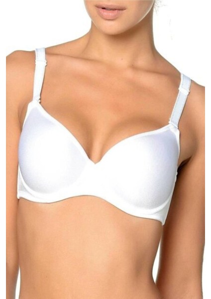Micro Büyük Beden Toparlayıcı Sütyen Beyaz Yeni Sezon (1 Adet Ekonomik)