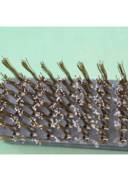 Metal Tel Fırça Plastik Saplı Pas Kir Sökme Temizleme Fırçası (K95) fırsatları