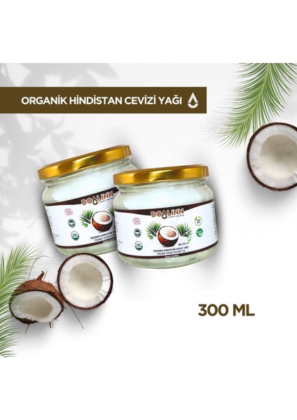 Hindistan Cevizi Yağı (Organik Sertifikalı) 300 Ml. modelleri