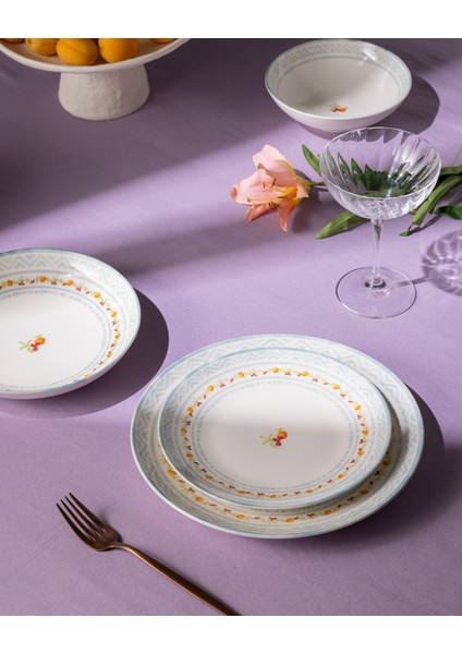 Carmen 6 Kişilik 24 Parça Yemek Takımı - Mavi fiyatları