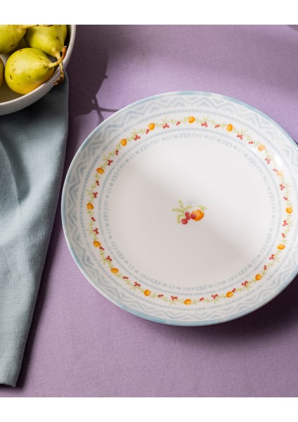 Carmen 6 Kişilik 24 Parça Yemek Takımı - Mavi