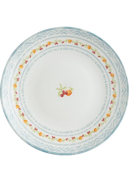 Carmen 6 Kişilik 24 Parça Yemek Takımı - Mavi