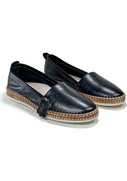 Kadın Hakiki Deri Babet Ayakkabı