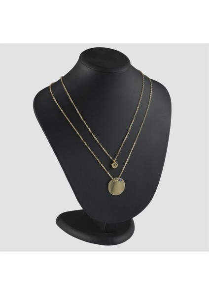 Boş Plaka Figürlü Ikili Kolye fiyatları