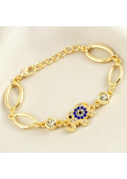 Fil Taşlı Trend Bileklik