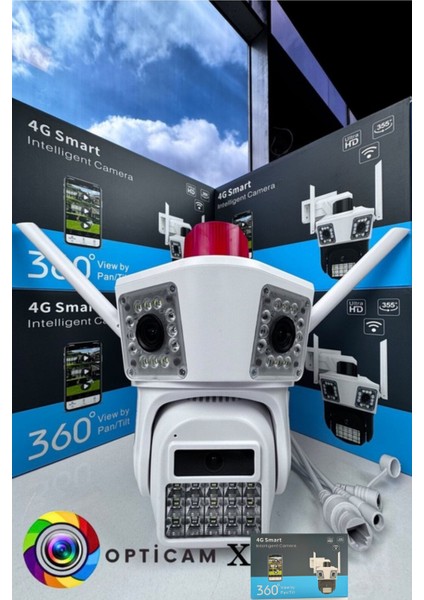 MBG-45AI 4g Sim Kartlı 4’lü Güvenlik Kamera Seti | 4+4+4mp Hd, Elektrikli, Akıllı Sistem + 1.5A Adaptör Dahil fiyatları