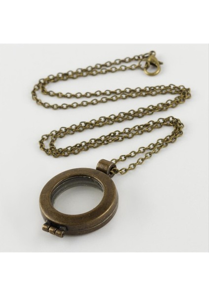 Kapaklı Camlı Kolye