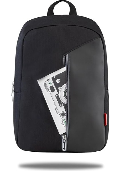 PR-R300 Modena 15.6'' Wtx Pro Su Geçirmez Kumaş Macbook, Mac Air Laptop Sırtçantası-Siyah indirimleri