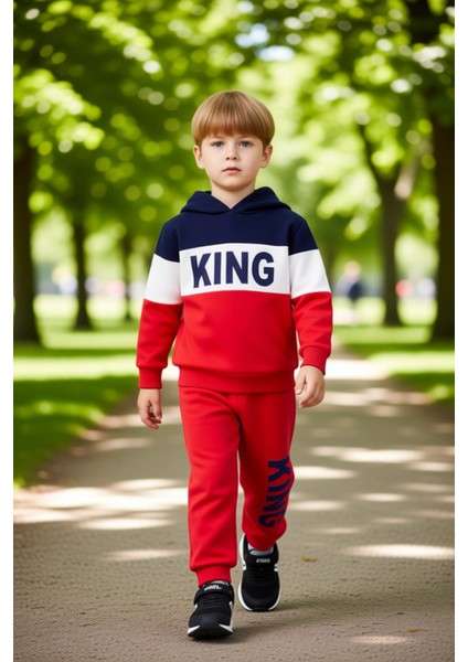 Erkek Çocuk Kapüşonlu Sweatshirt ve Eşofman Takımı Konforlu ve Şık Giyim Kaliteli Şık Rahat